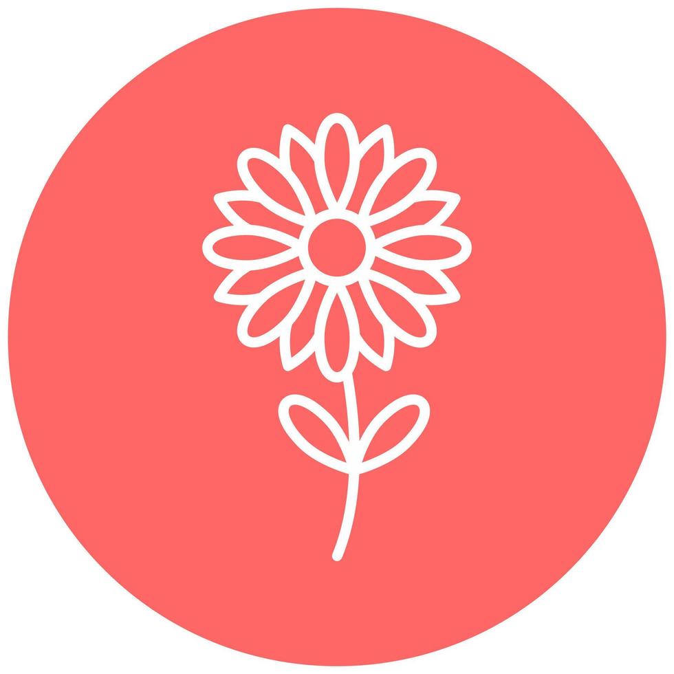 Flowers Icon Style vector