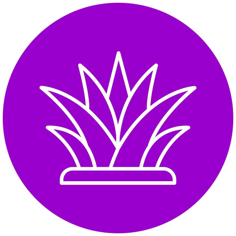 Aloe Vera Icon Style vector