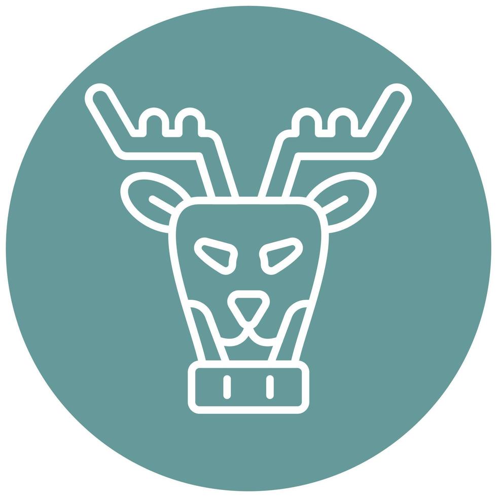 Moose Icon Style vector