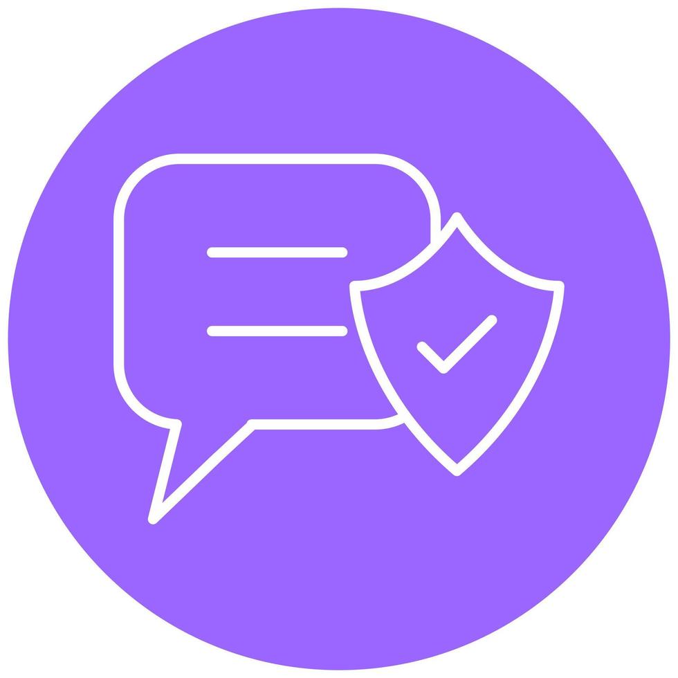 Information Coverage Icon Style vector