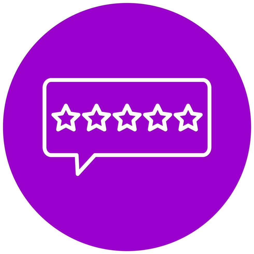 5 Stars Icon Style vector