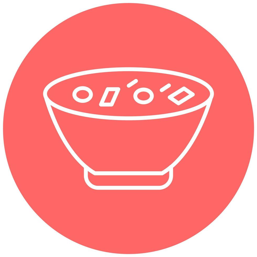 Clam Chowder Icon Style vector