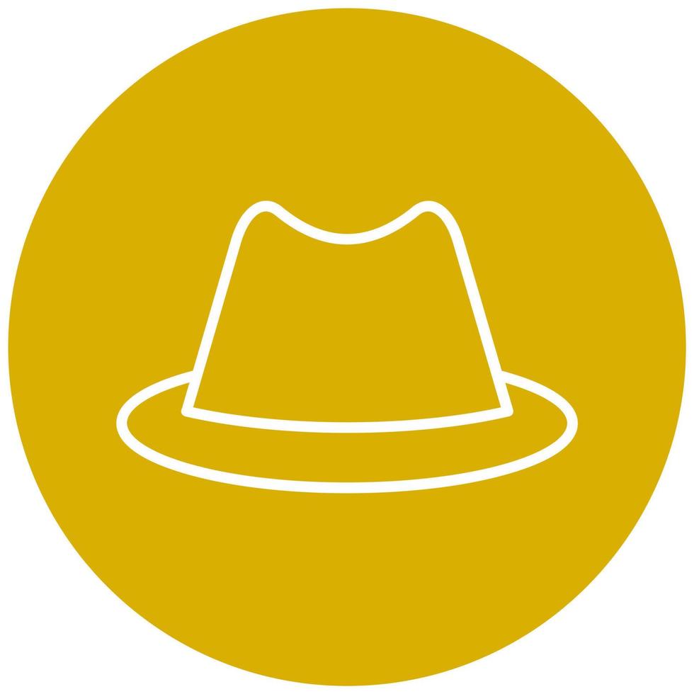 Cowboy Hat Icon Style vector