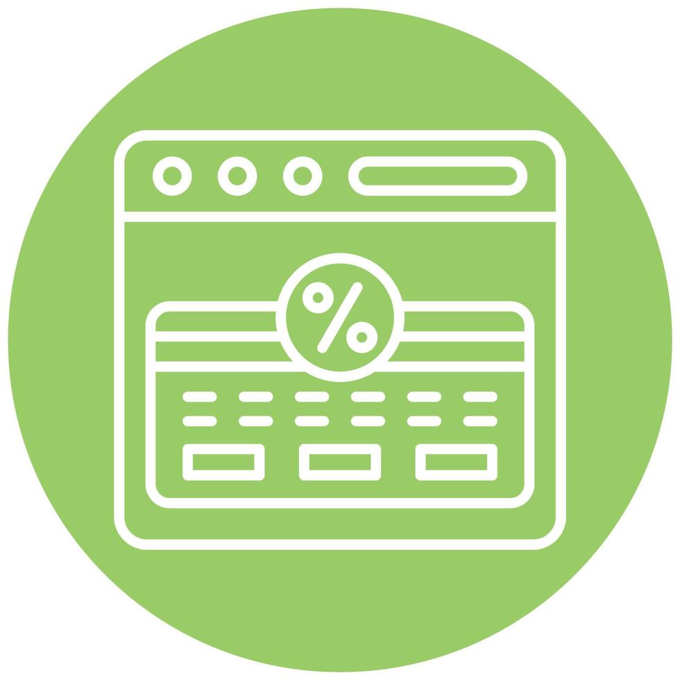 Credit Card Installment Icon Style vector