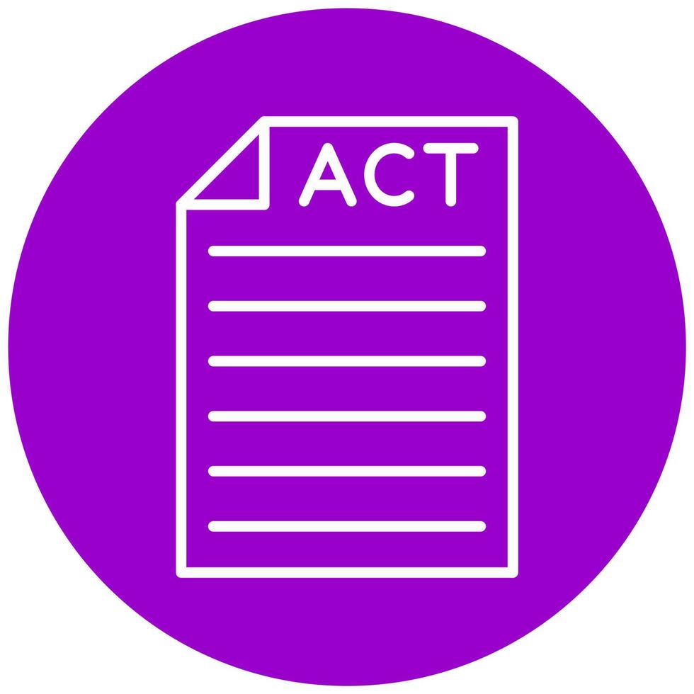 Act Icon Style vector