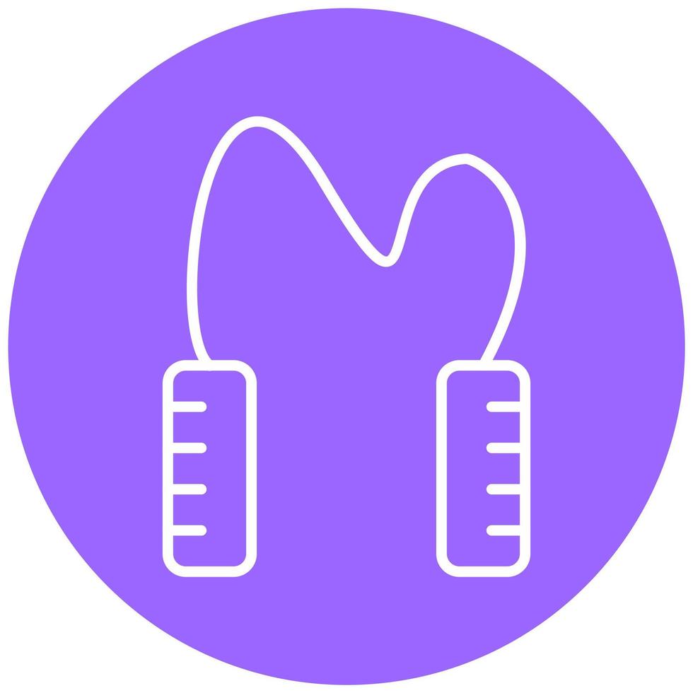 Skipping Rope Icon Style vector
