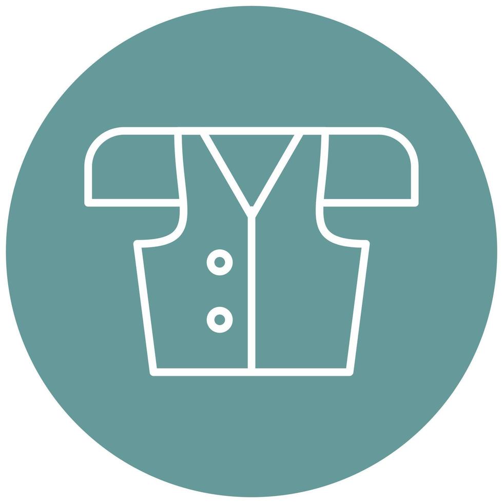 Shoulder Pad Icon Style vector