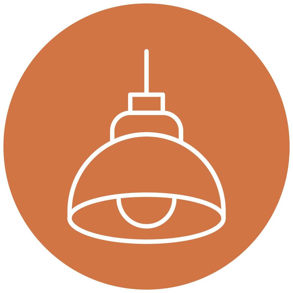 Pendant Light Icon Style vector