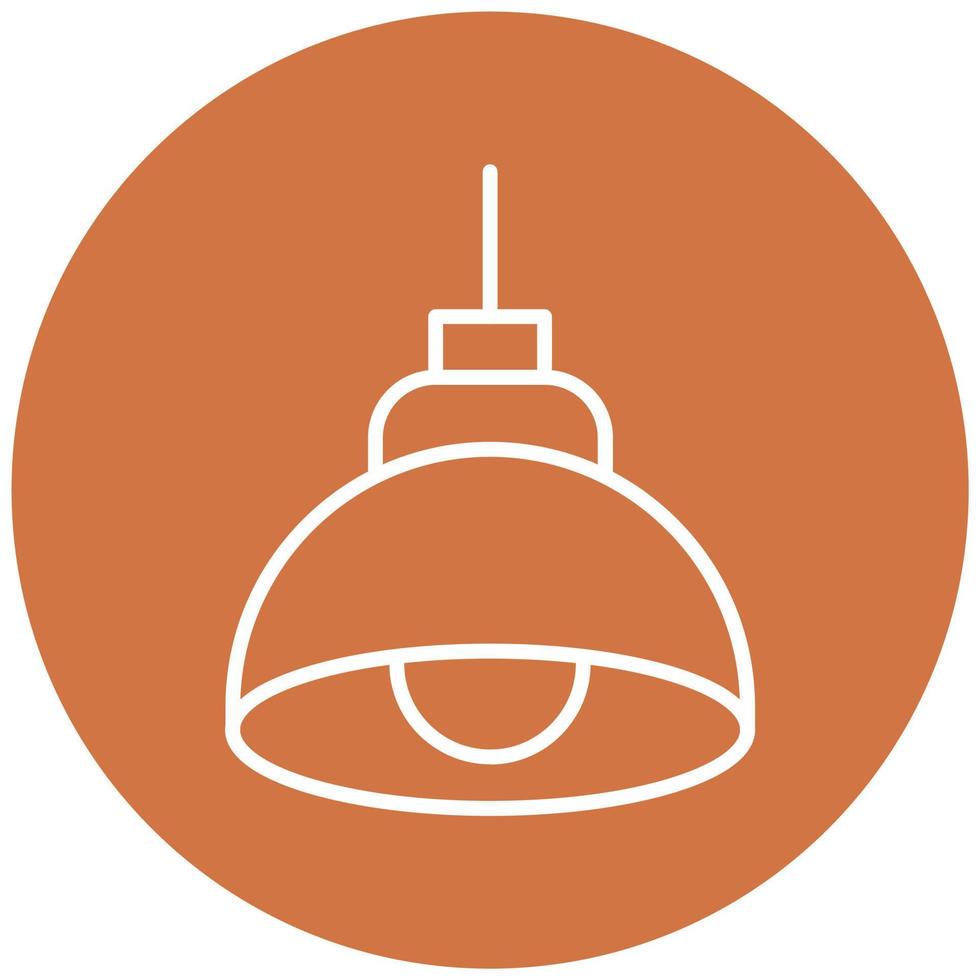 Pendant Light Icon Style vector