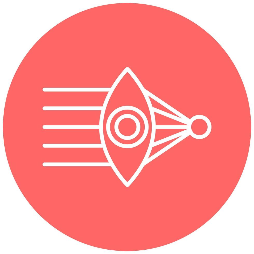 Optics Icon Style vector
