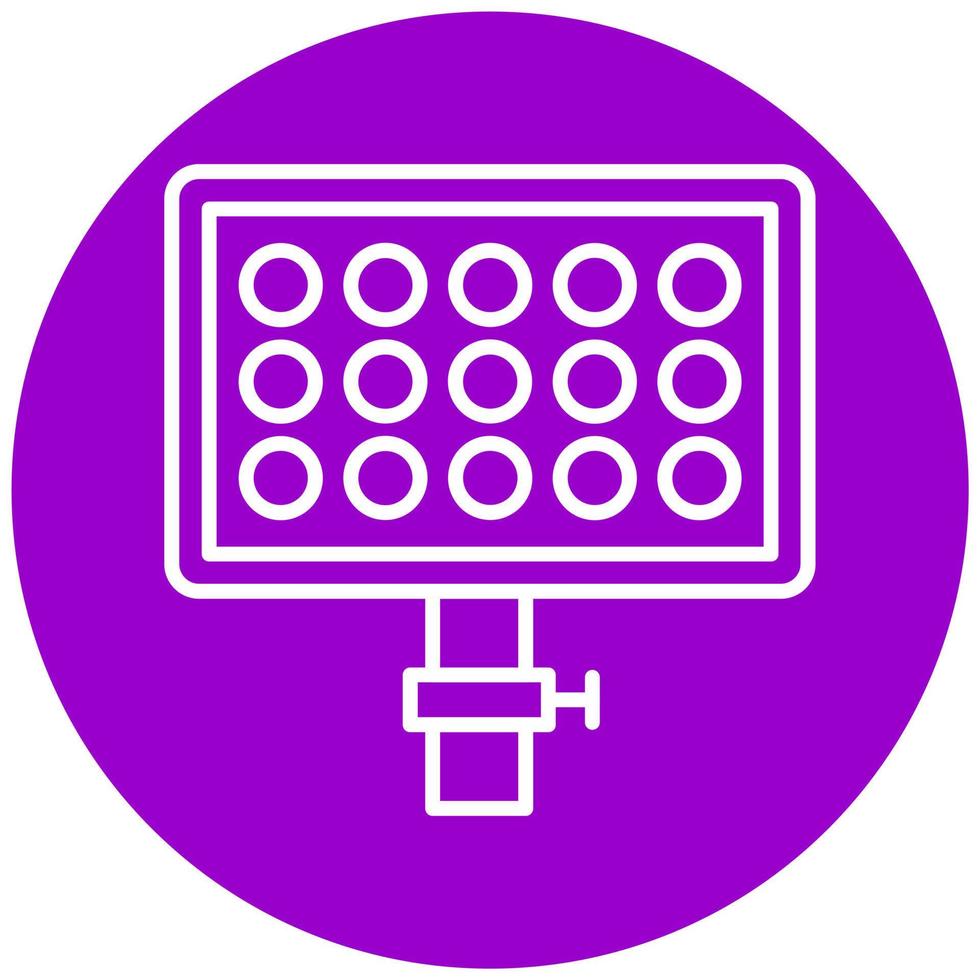 Led Panel Icon Style vector