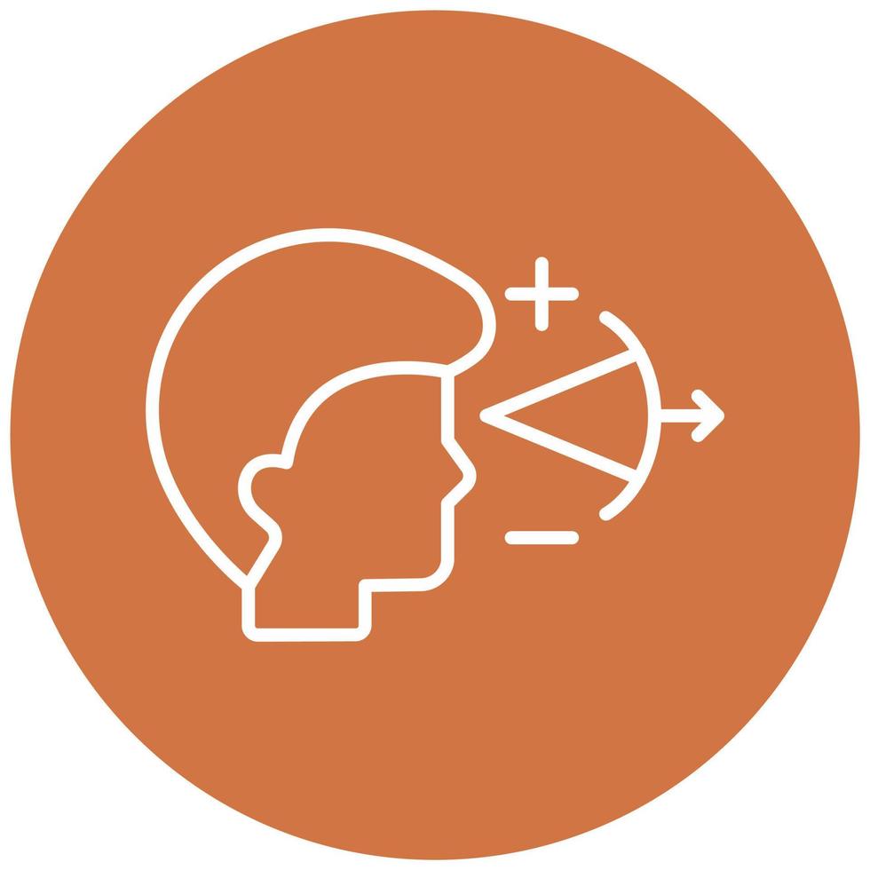 Longsighted Icon Style vector
