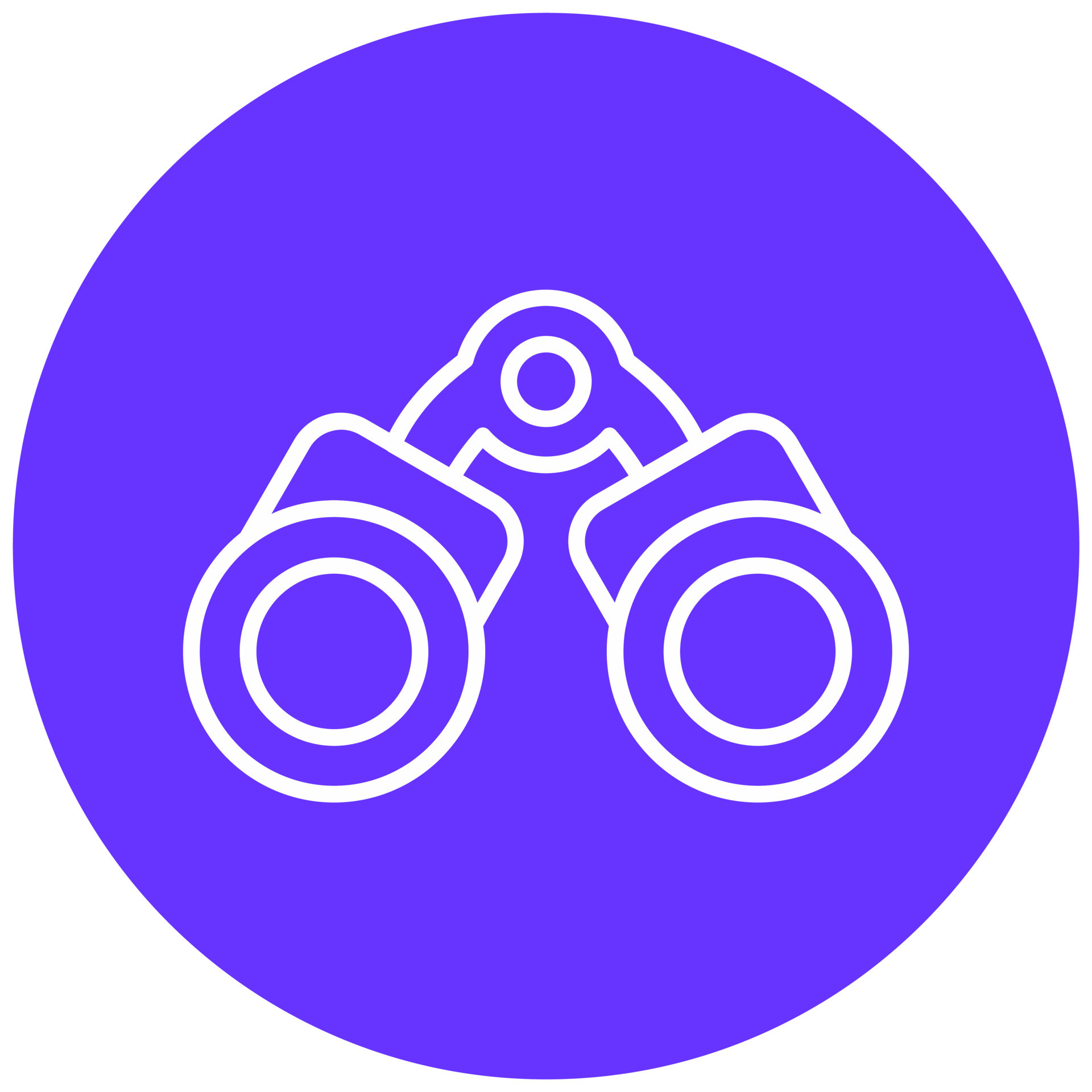 Binocular Icon Style 22042604 Vector Art at Vecteezy