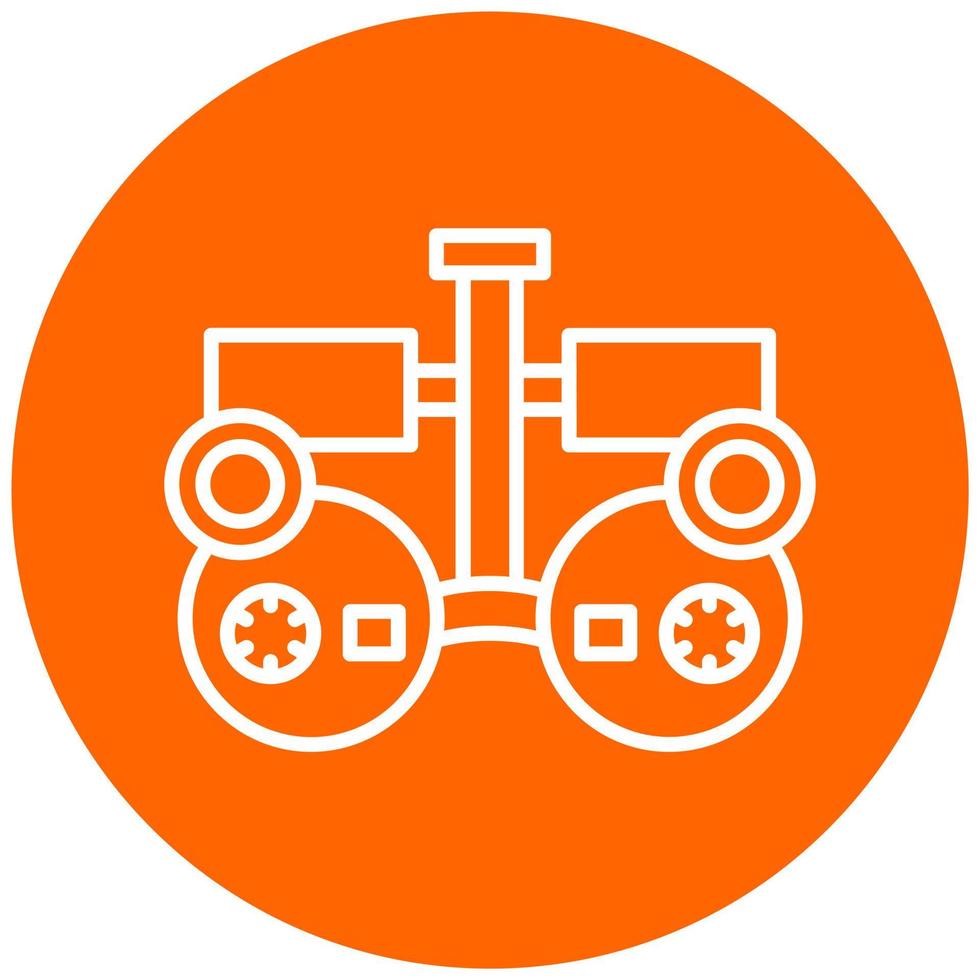 Medical Optometry Icon Style vector
