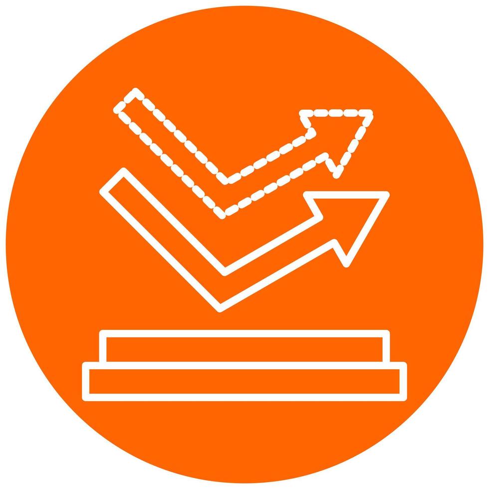Anti Reflective Coating Icon Style vector