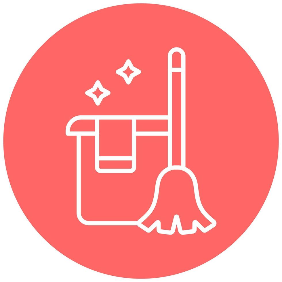 Home Cleaning Icon Style vector