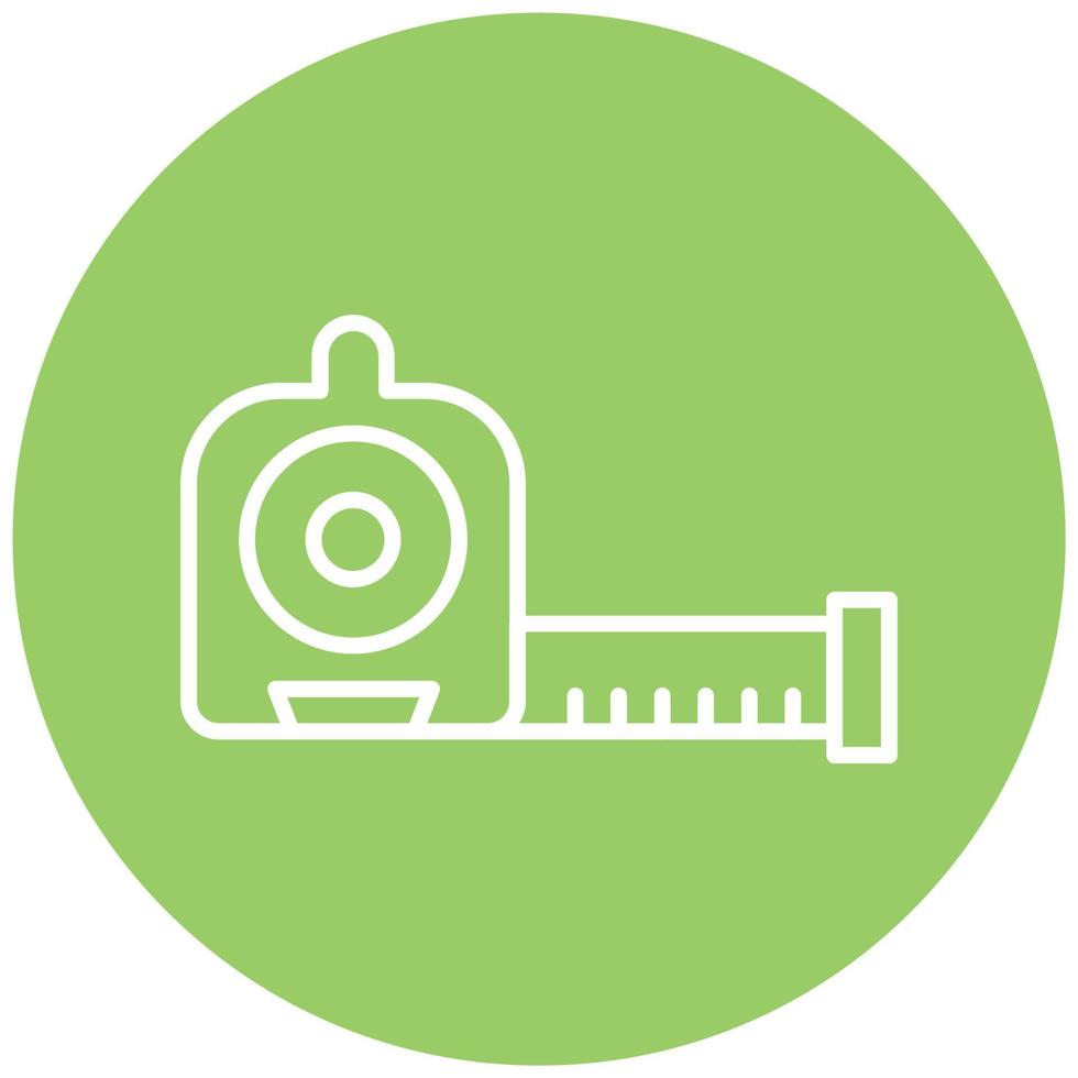 Measuring Tape Icon Style vector