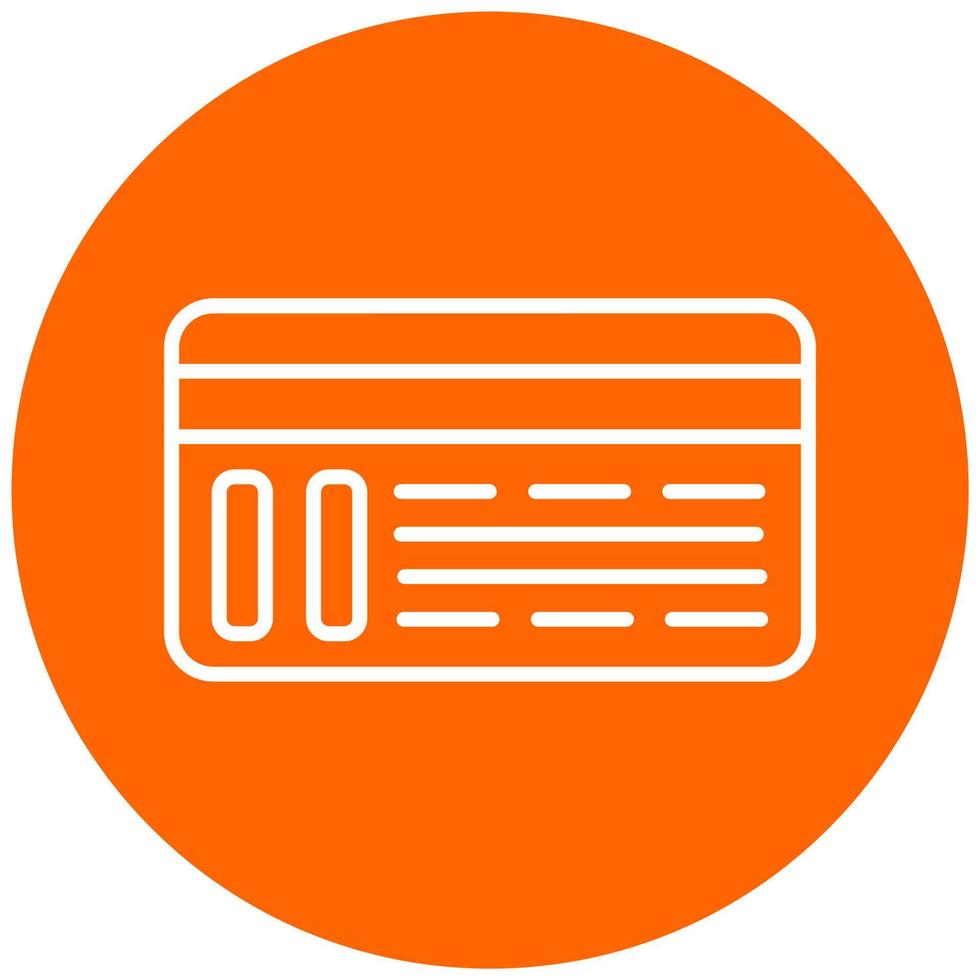 Credit Card Vector Icon Style