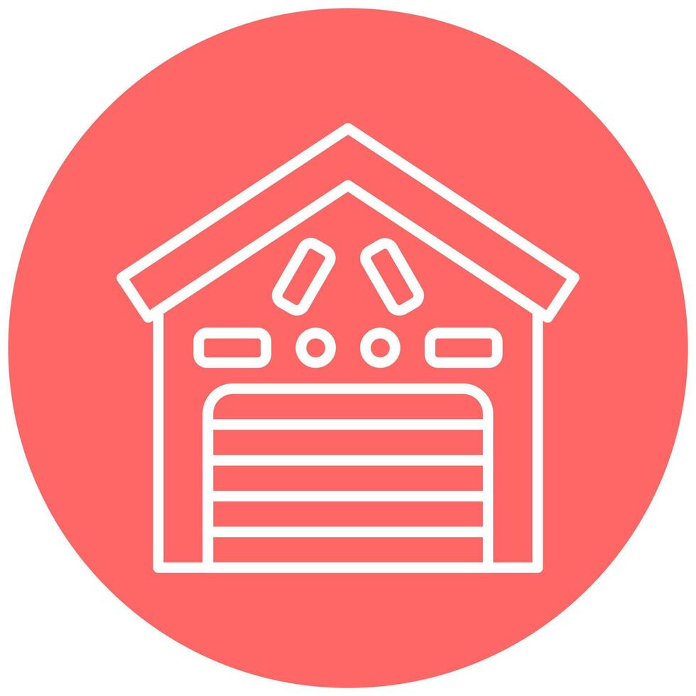 Warehouse Vector Icon Style