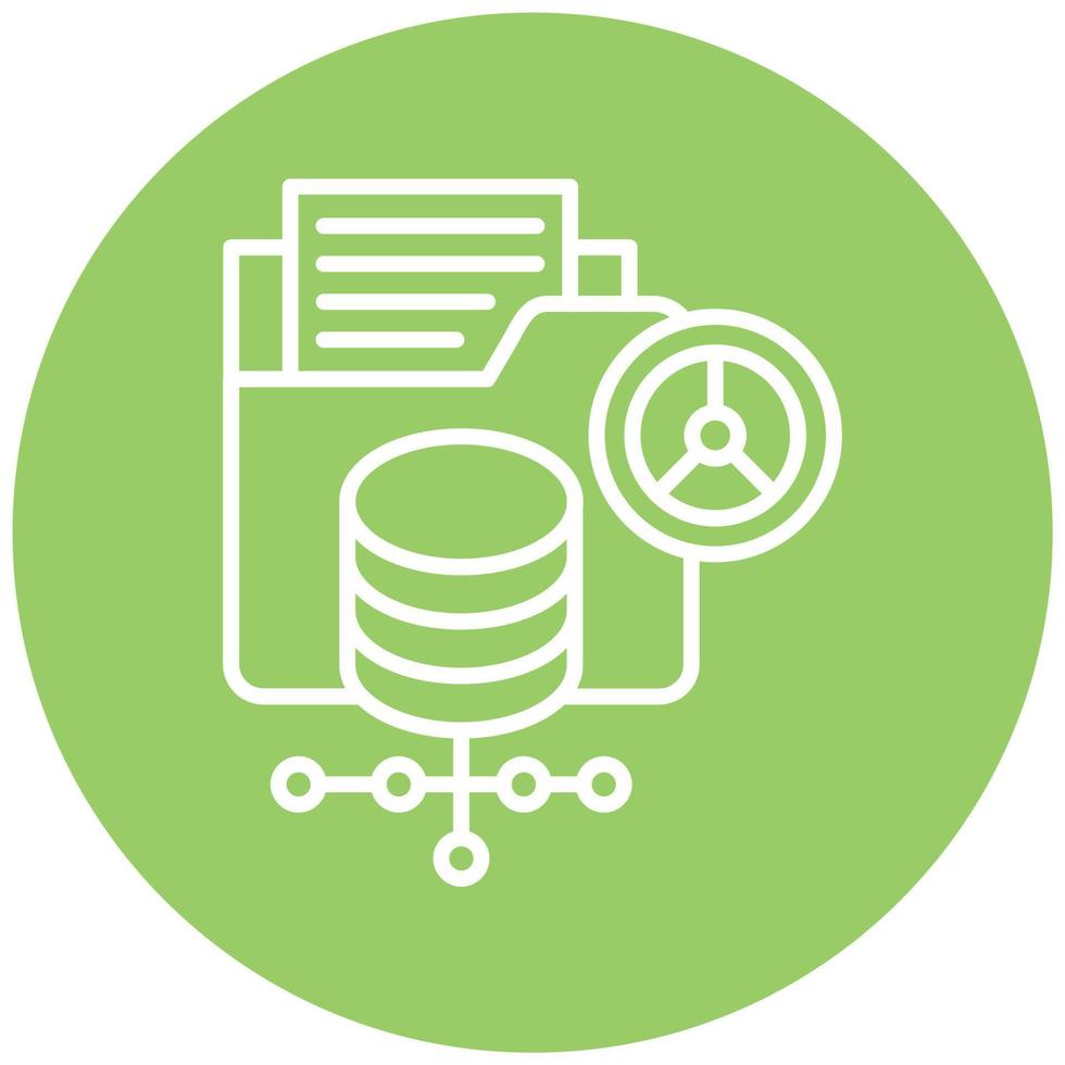 Data Controller Vector Icon Style