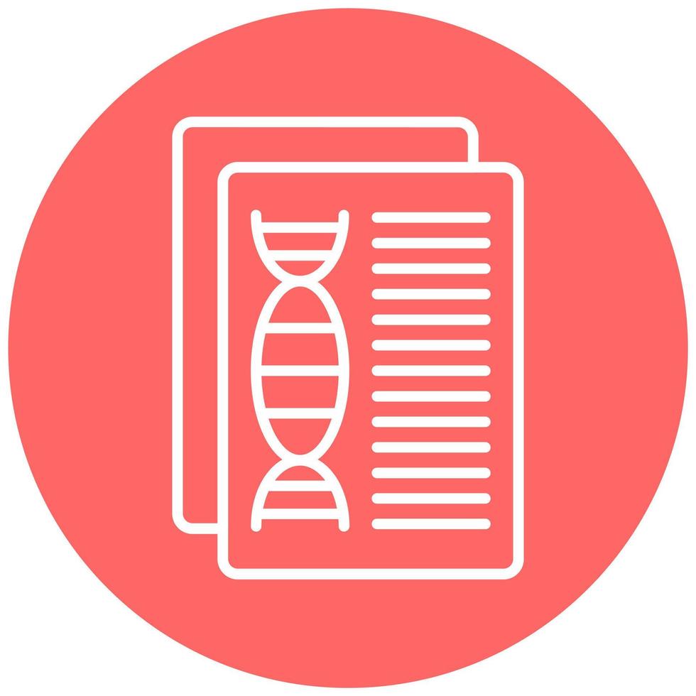 Genetic Data Vector Icon Style