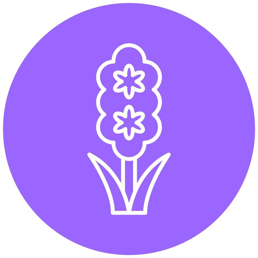 Hyacinth Vector Icon Style