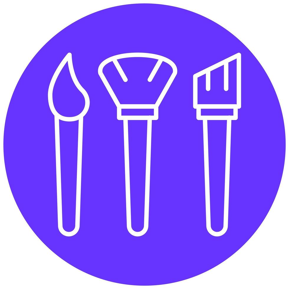 Brushes Vector Icon Style