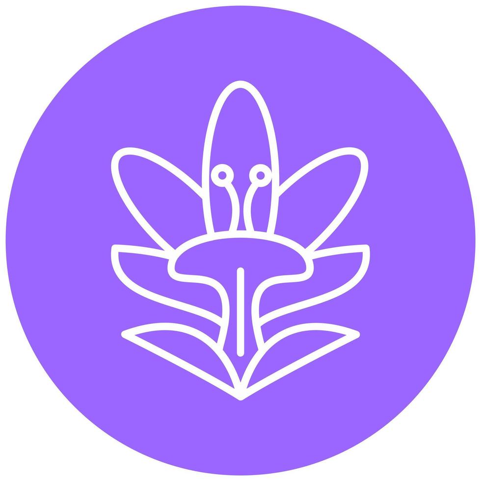 Crocus Vector Icon Style