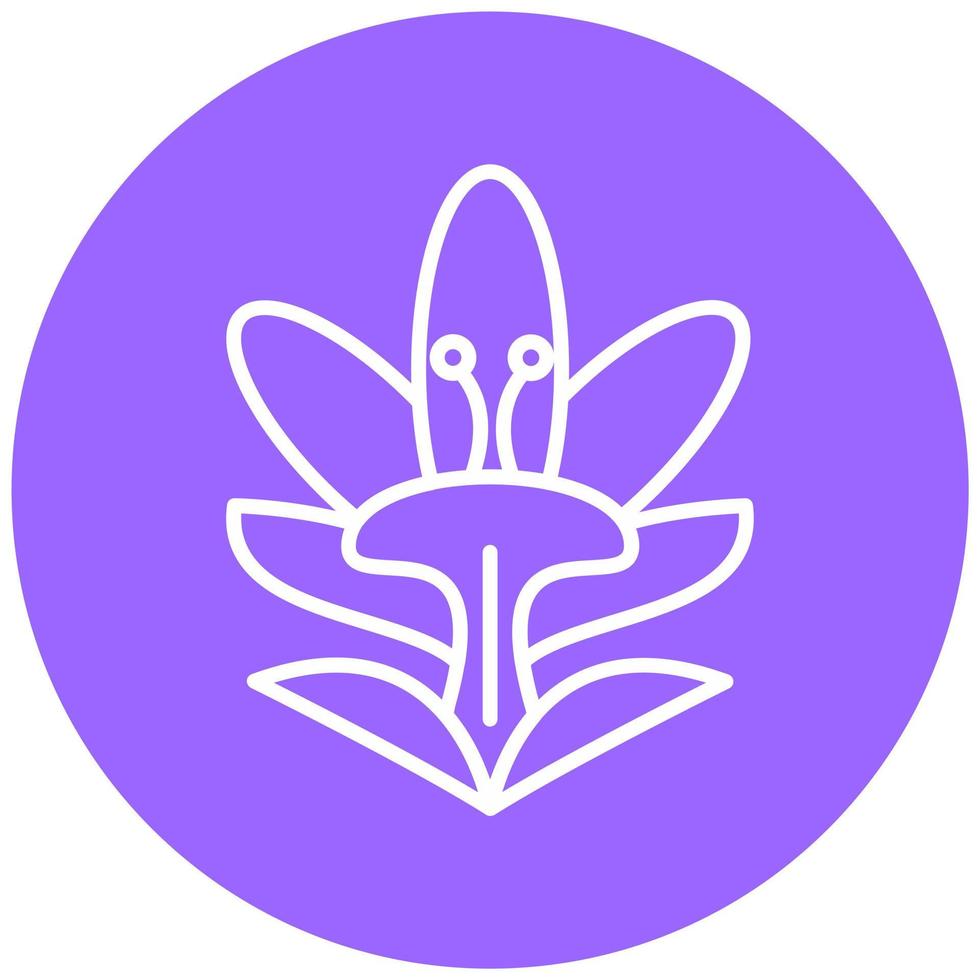 Crocus Vector Icon Style