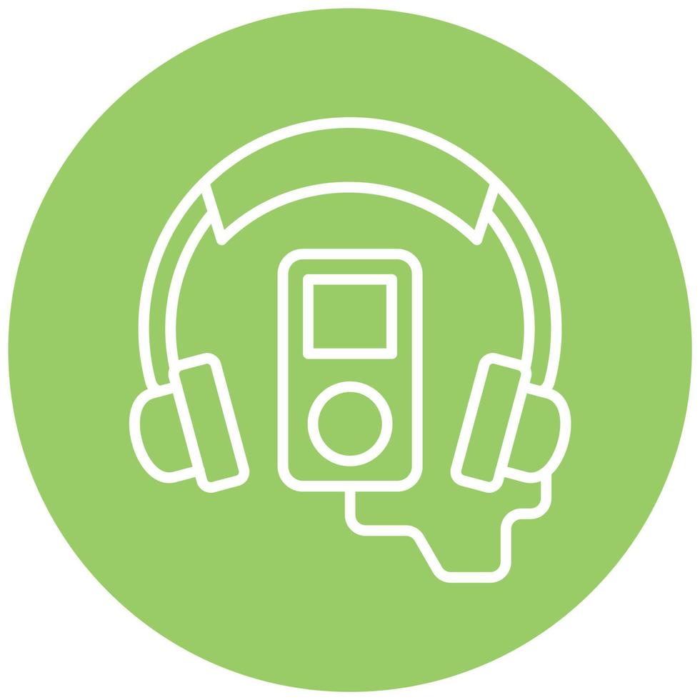 Audio Guide Vector Icon Style