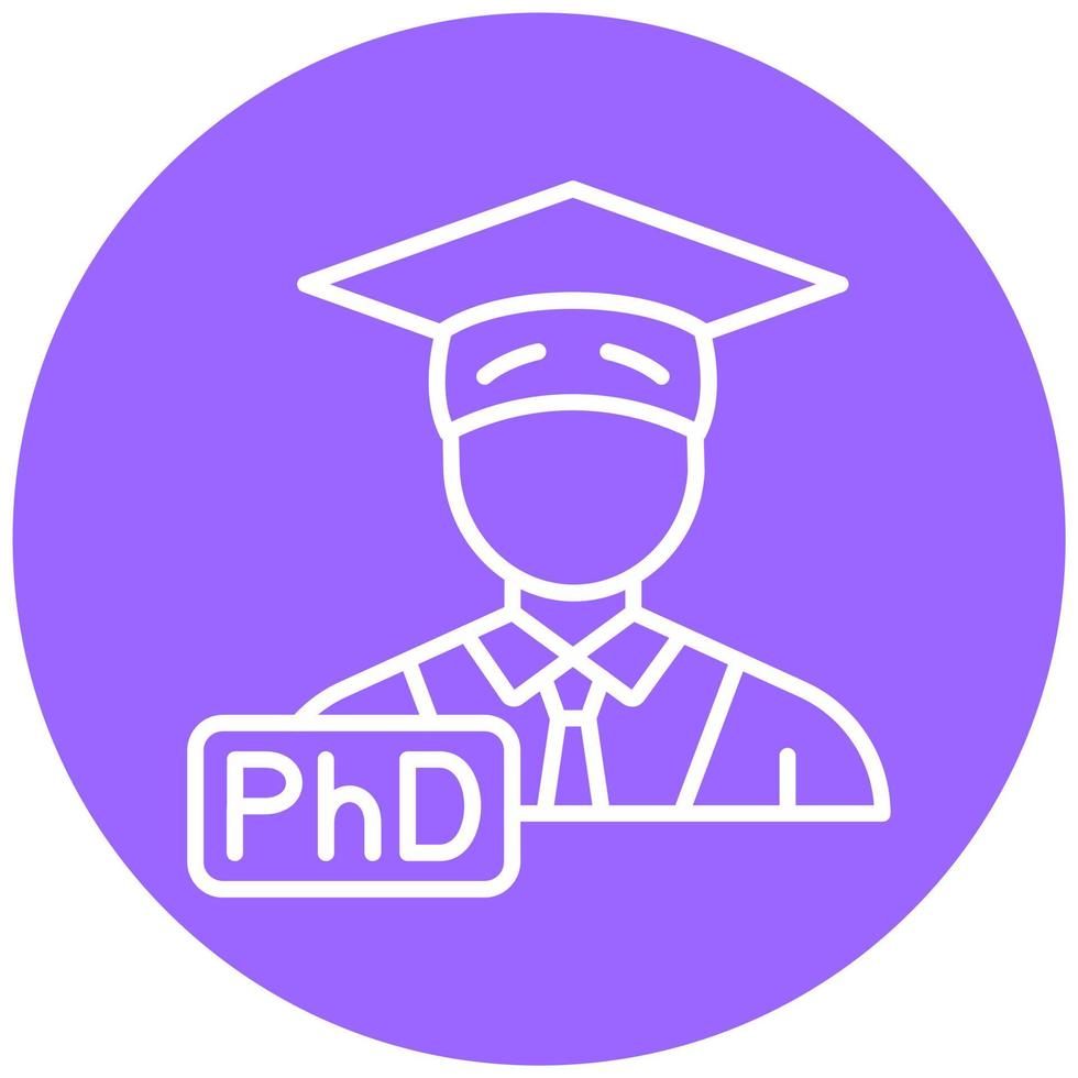 Phd Vector Icon Style