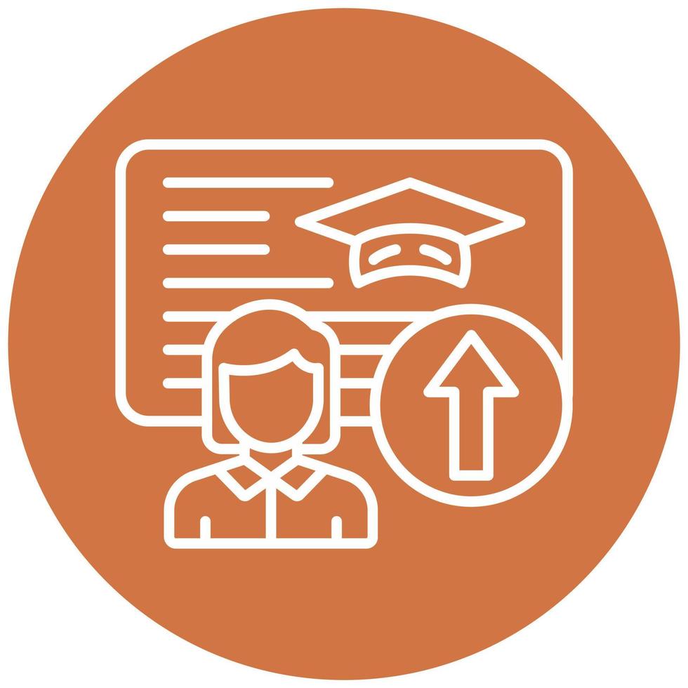 Advanced Coursework Vector Icon Style