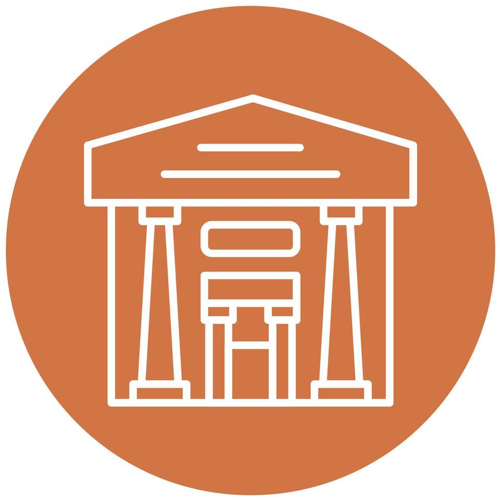 Museum Vector Icon Style