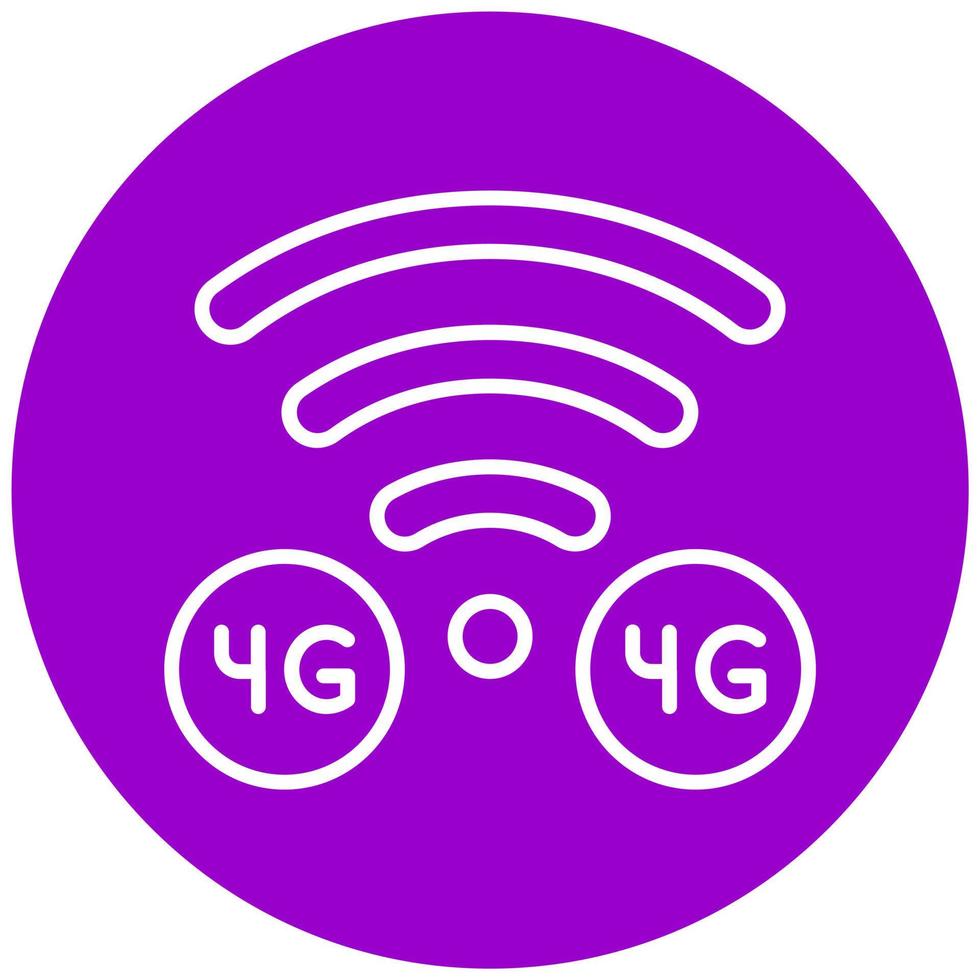 4G Vector Icon Style