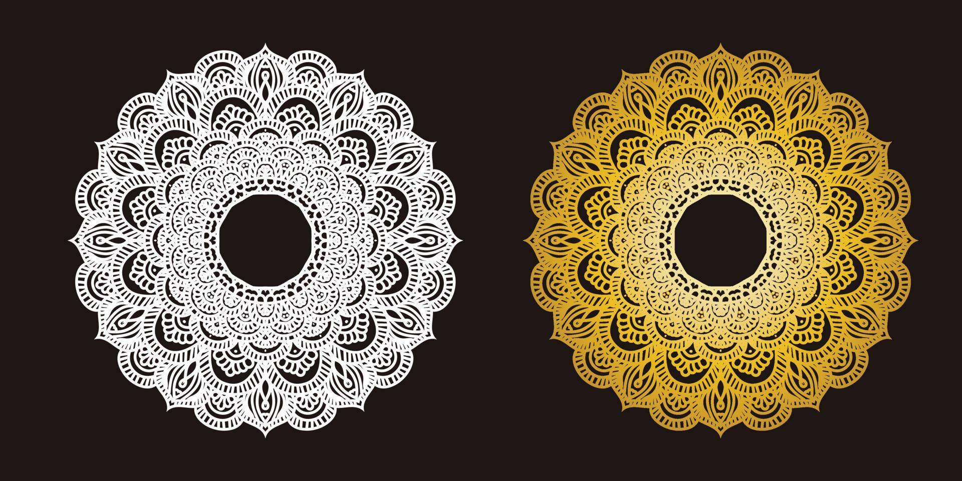 Luxury ornamental mandala design vector