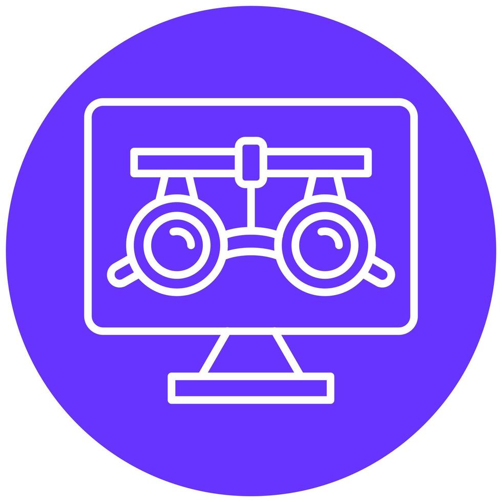Optometry Icon Style vector