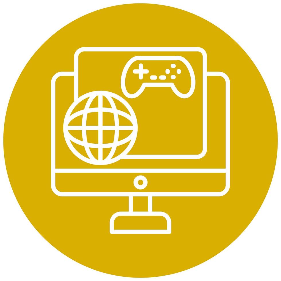 Online Games Icon Style vector