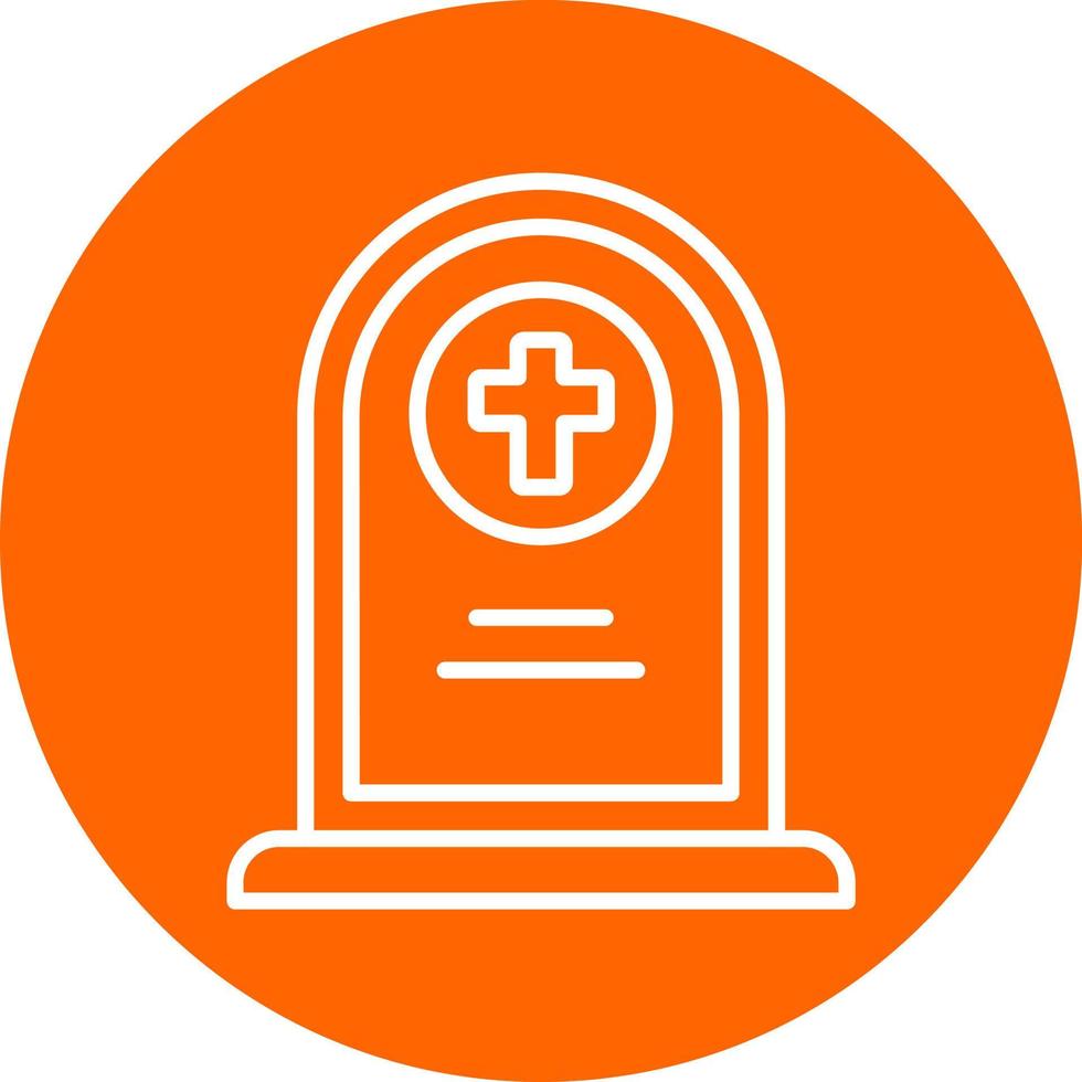 Cemetery Icon Style vector