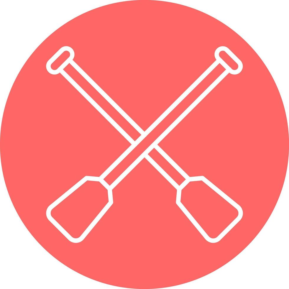 Paddles Icon Style vector