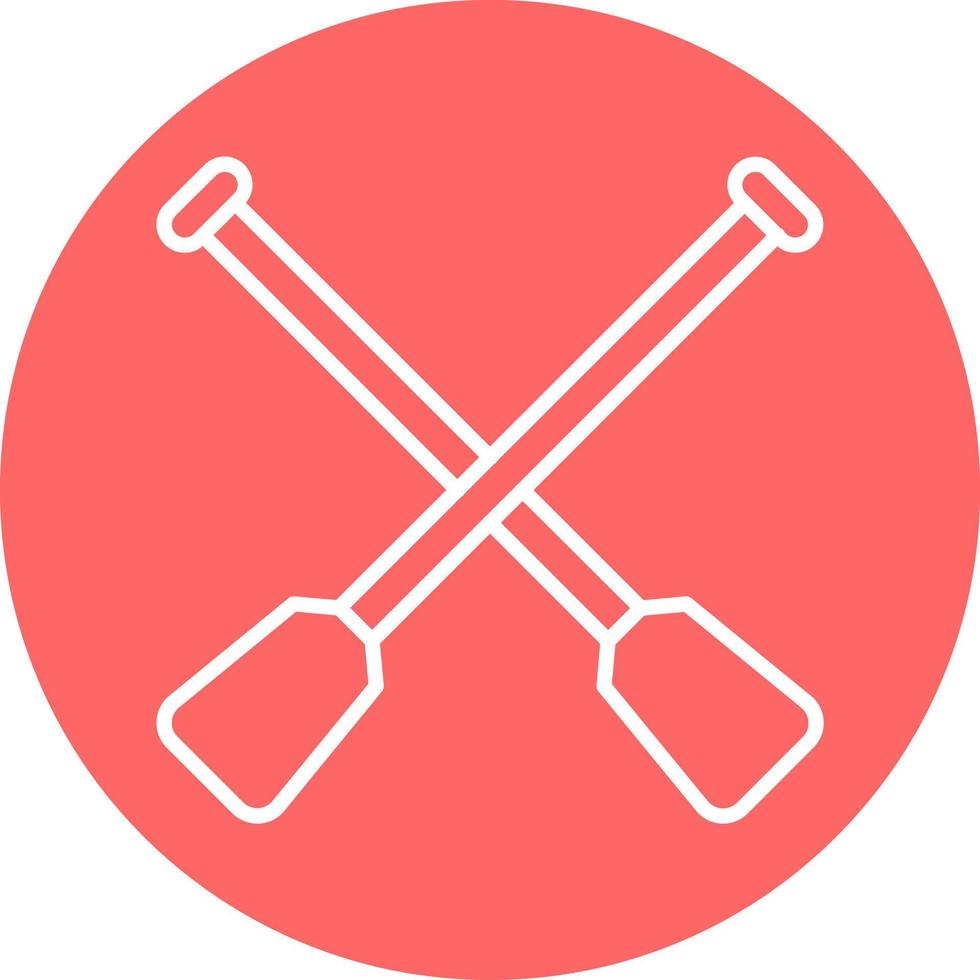 Paddles Icon Style vector