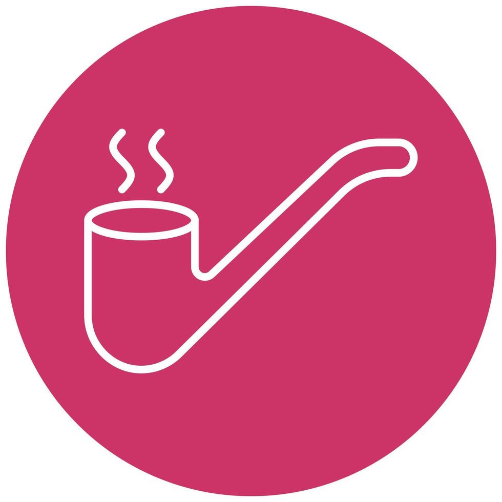 Smoking Pipe Icon Style vector