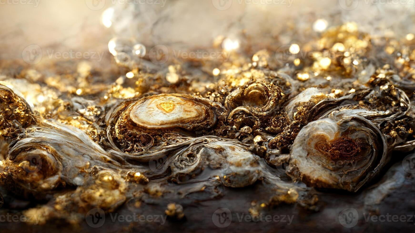 Abstract luxury background with gems and crystals photo