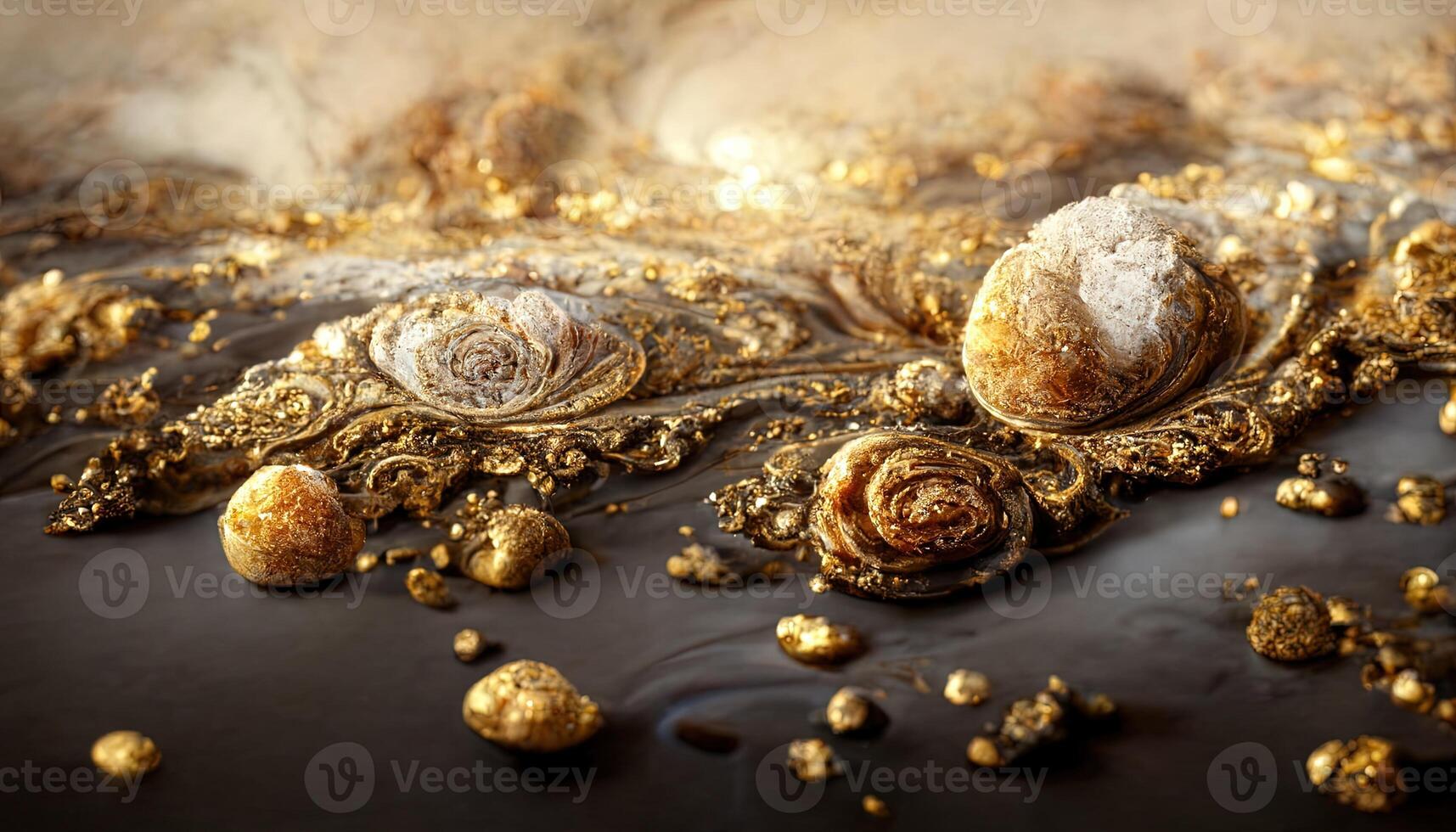 Abstract luxury background with gems and crystals photo