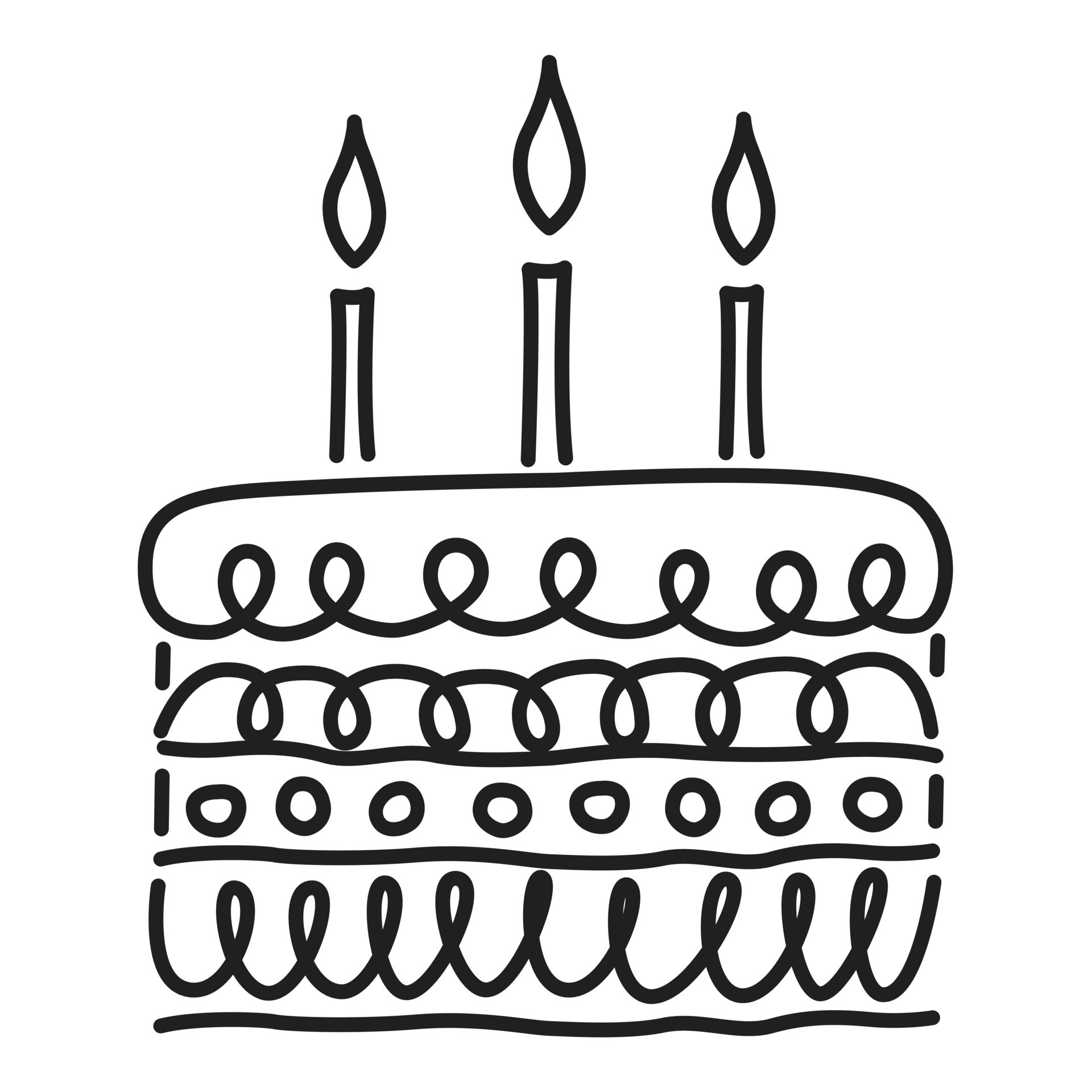 black-birthday-cake-doodle-drawing-22044389-vector-art-at-vecteezy