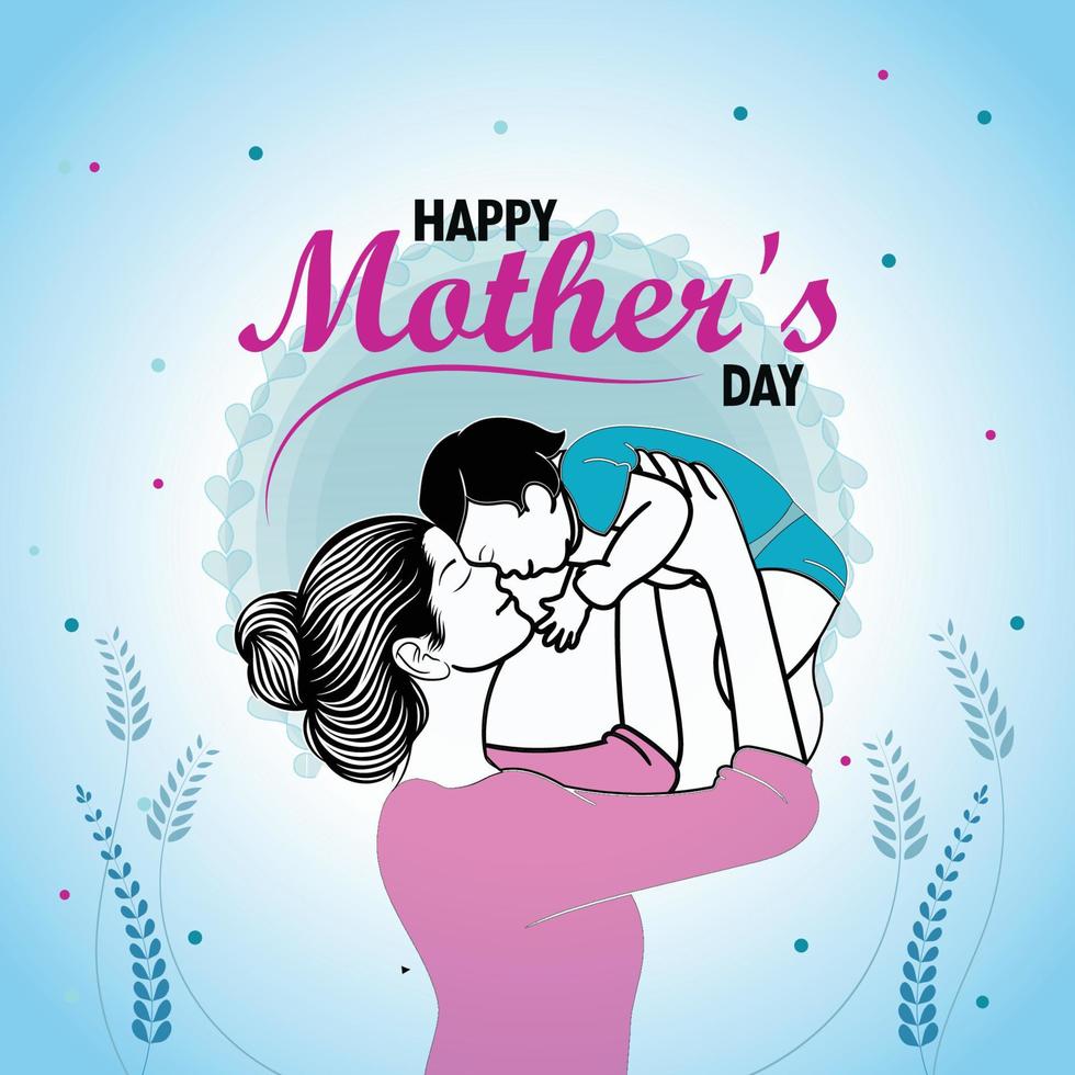 Mother day design vector