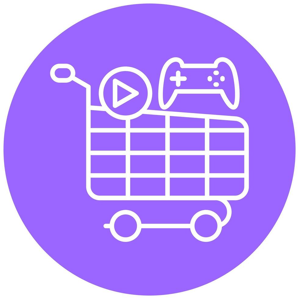 Continue Shopping Vector Icon Style