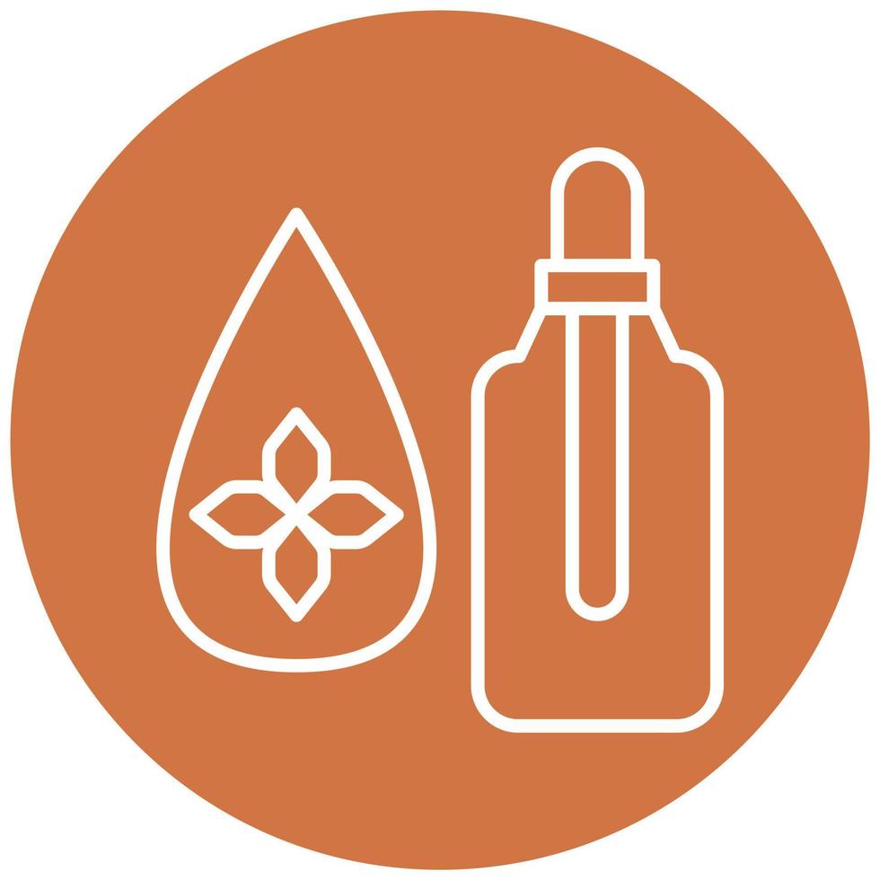 Essentail Oil Vector Icon Style