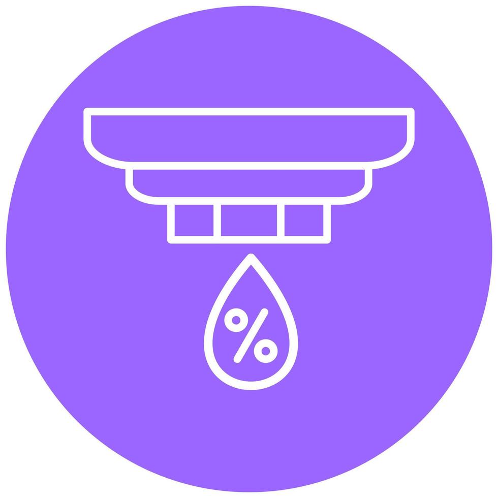 Humidity Sensor Vector Icon Style