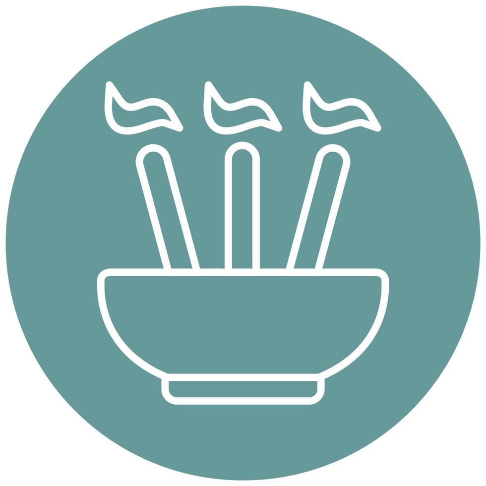 Incense Sticks Vector Icon Style