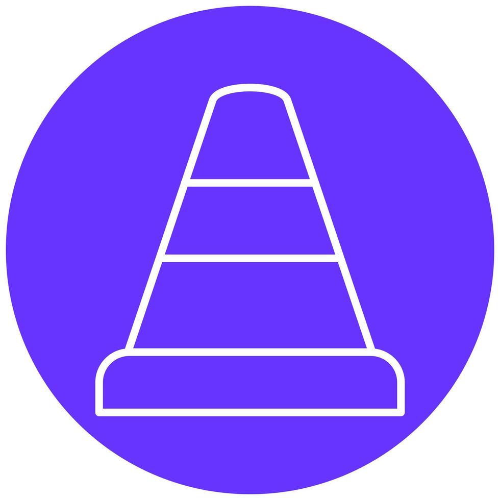 Cone Vector Icon Style